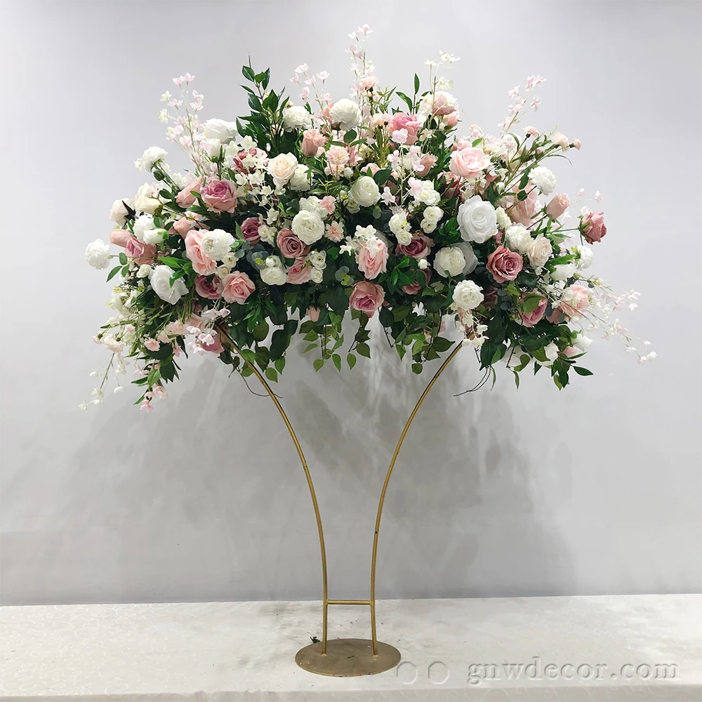 Artificial Rose Wedding Arrangement Decoration Table Runner Row Flower