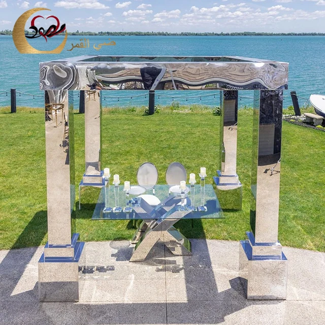 SIDIXUAN TD010 Romantic Elegant High Quality Stainless Steel Wedding Arch Backdrop Stand for Wedding/Banquet/Hotel Party - Image 3