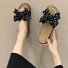 Polka Dot Bow Black