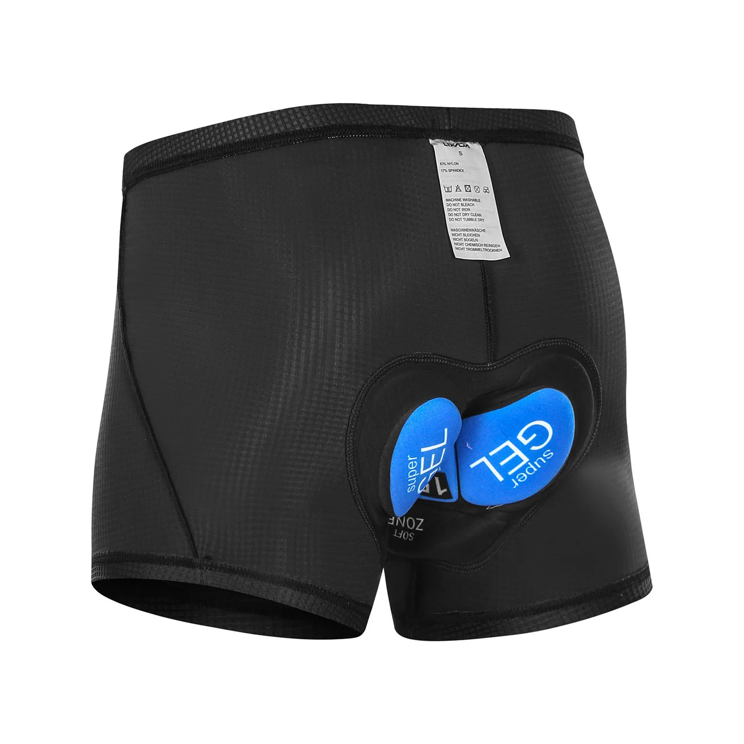 High Quality Comfortable Underwear Sponge Gel 3D Padded Short PantsSize S-XXXL 