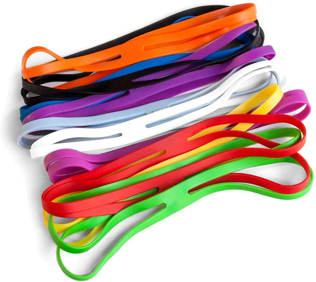 assorted color rubber band elastic rubber bands x band for book