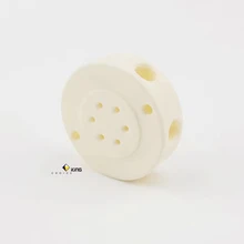 Customized  Al2O3 machined parts  ceramic valve disc