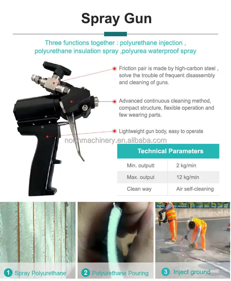 Two Component Polyurethane Closed Cell Open Cell Spray Foam Insulation Kits 300 600 Board Feet