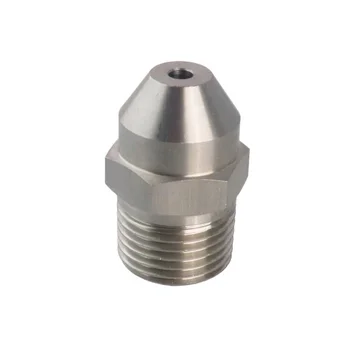 High Quality High Pressure Cutting Cleaning Nozzle Stainless Steel Bullet Straight Line Cleaning Nozzle