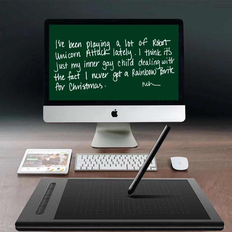 LetSketch WP9628 Digital Graphics Drawing Tablet with 8192 Levels Pressure Pen
