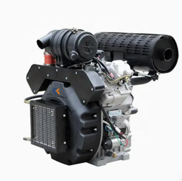 2V98F endine two-cyinder 20kw Potable silent diesel generator Cold Style V-twin cylinder design for efficient power output