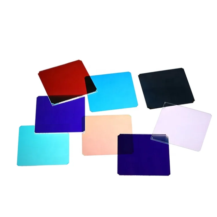 Custom Narrow Bandpass UV IR Cut Glass Optical Filters