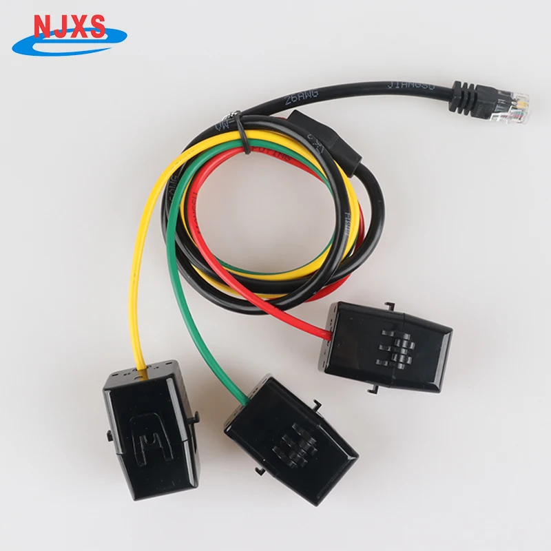 NJXSE OPCT16ATL Split Core Current Transformer Three-in-one with RJ12 CT 5A 10A 30A 50A 100A 150A/50mA 100mA Clamp Transformer