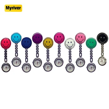 Myriver Factory Price Special Black Pointer Manufacturer Direct Printable Logo Pocket Nurse Watches watch