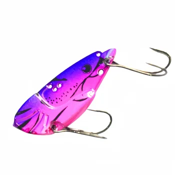 CHEERY 6g9g12g16g CRAZY SHRIMP Vibration Spoon Lure Sinking Fishing Metal Jig for Lake River Ocean Boat & Stream – Metal Jig – view 3
