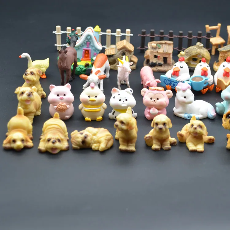 Garden Miniatures Manufacturer Mini Animal Figure Model Wholesale Resin