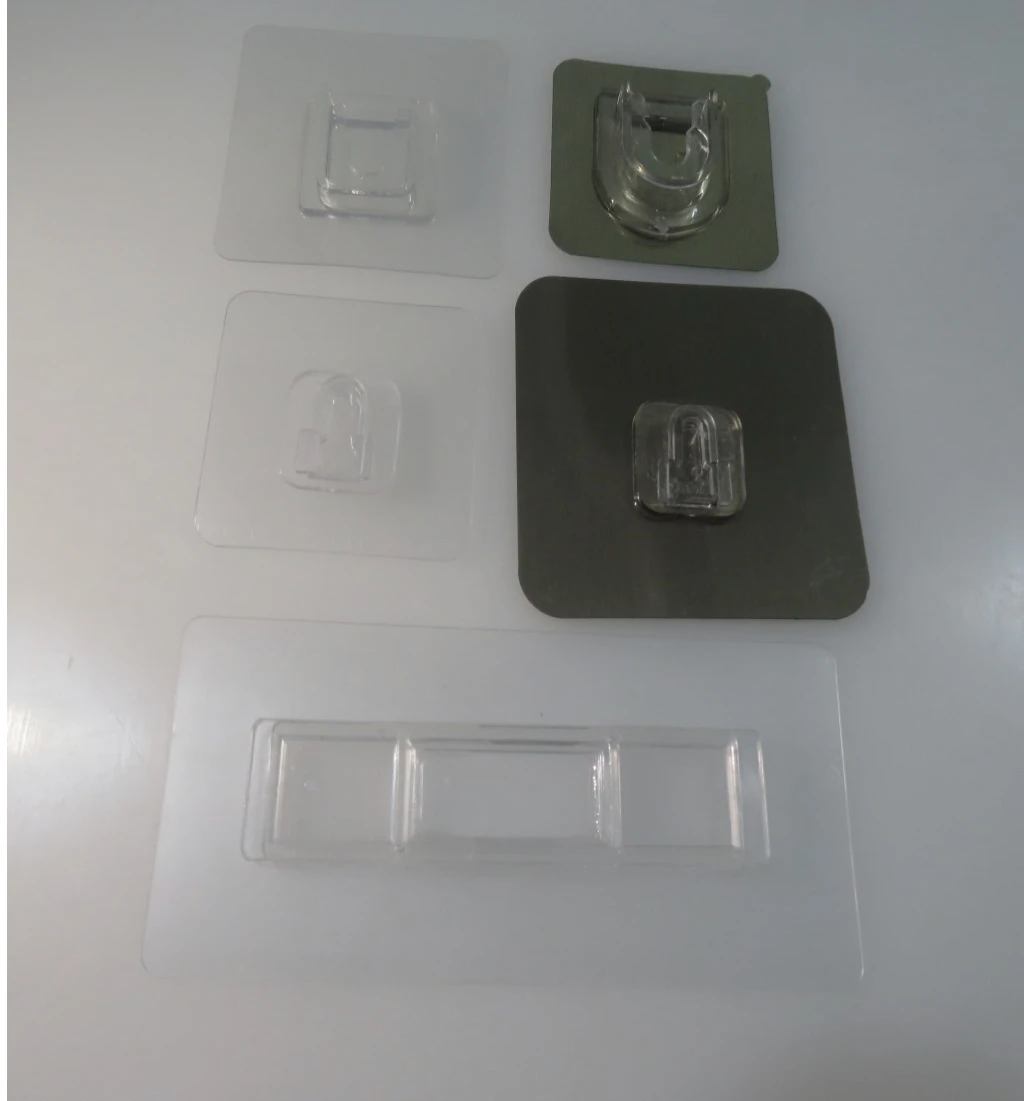 Traceless Paste Plastic Objects U-shaped Buckle Transparent Parent Buckle Back Adhesive Custom Convex Buckle manufacture