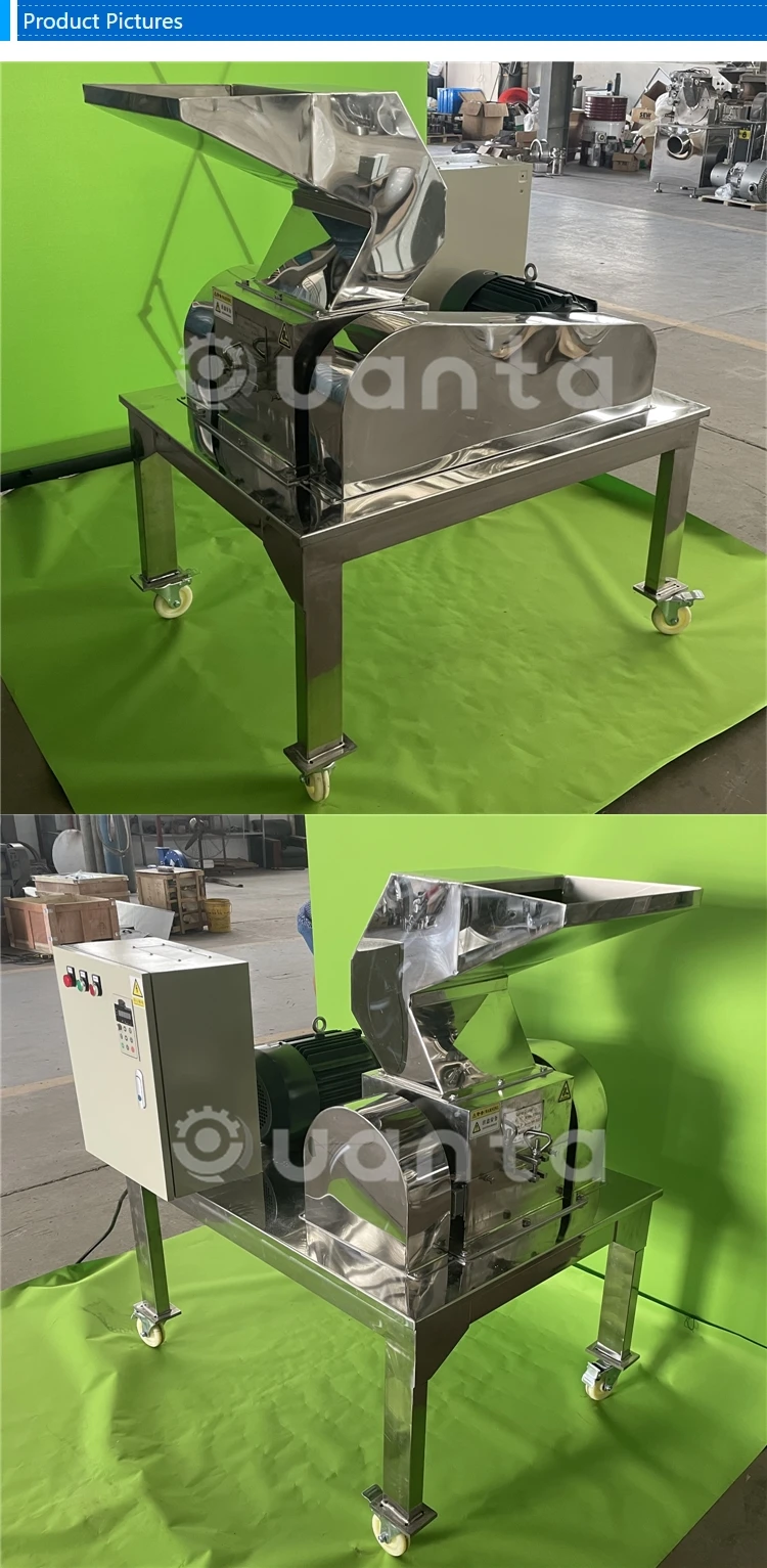 Dry Flower Tea Leaf Grinder - Dried Moringa Leaf Grinding Machine