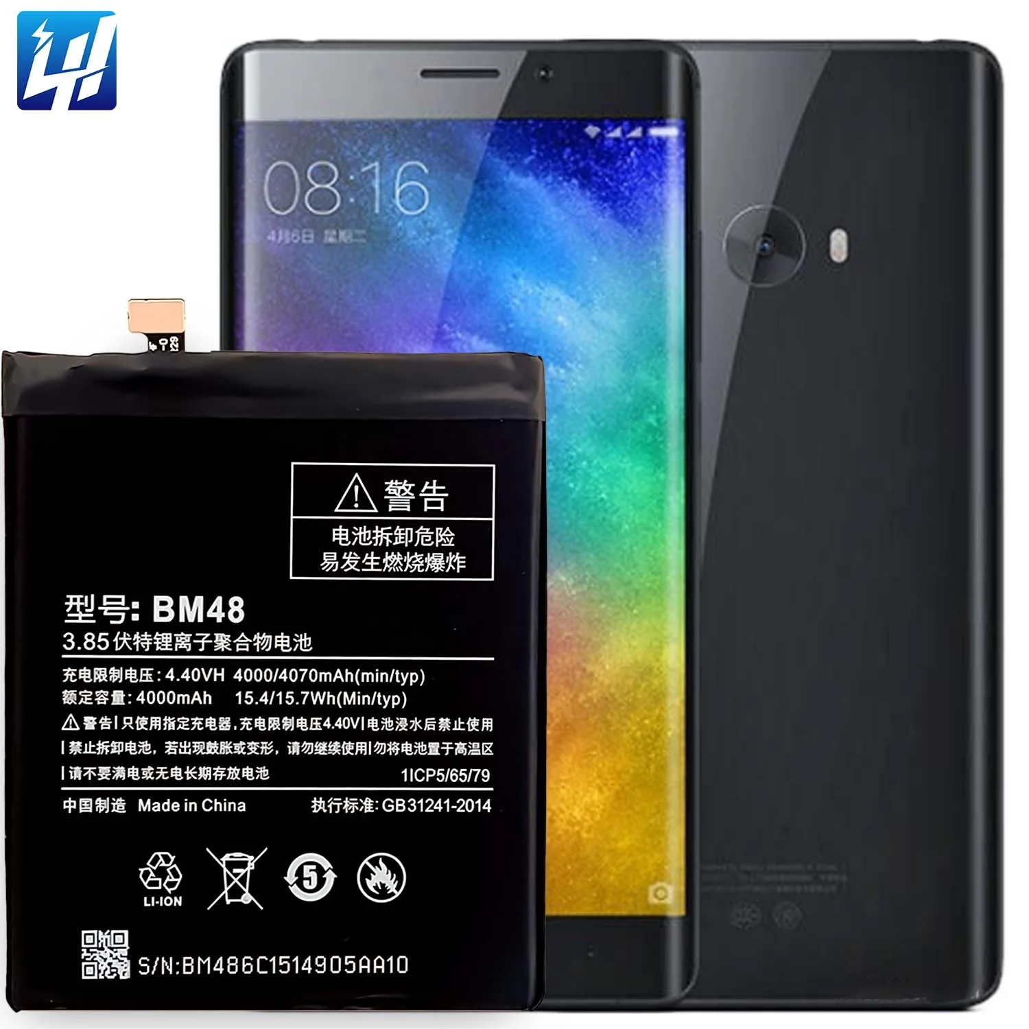 GENUINE XIAOMI BM48 Mi Note 2 4070 mAh ORIGINAL AKKU BATTERY OEM + OUTILS TOOLS