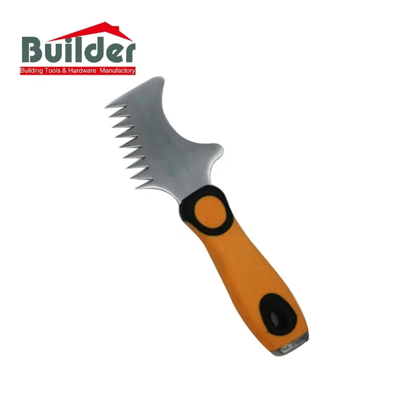 Multi-Functional Stainless Steel Paint Scraper and Spackle Knife with Hammer End Razor Blade New Category Product Putty Knife