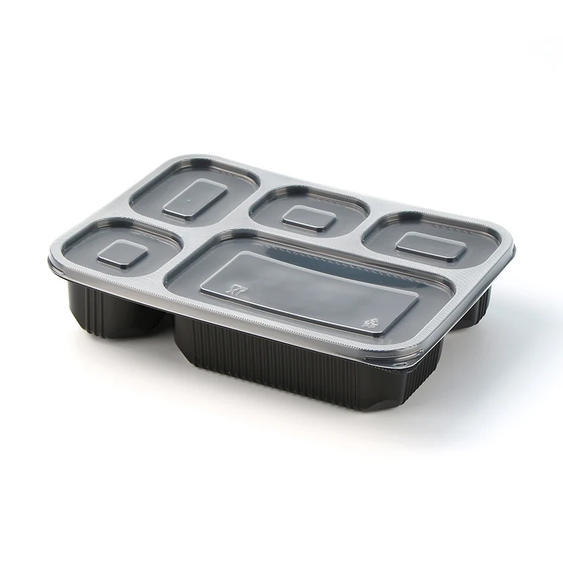 5-compartment-plastic-bento-lunch-to-go-box-disposable-food-containers