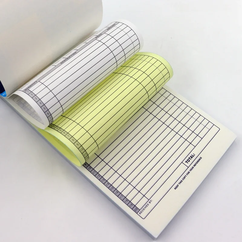 OEM  Restaurant Order Book 4-Ply Carbonless Invoice for Dining Room