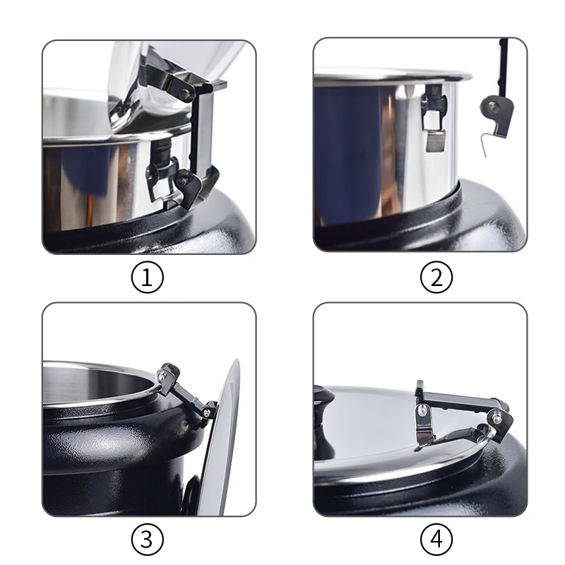 Electric 10l/13l Soup Warmer Kettle Stainless Steel Soup Heating Pot