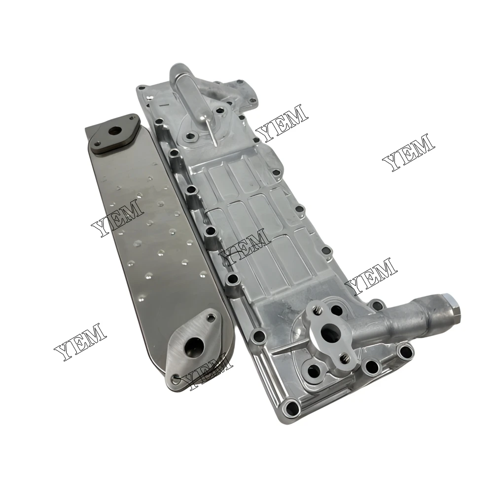 Engine Spare Parts 4BD1 Oil Cooler Core and Cover for Isuzu 5