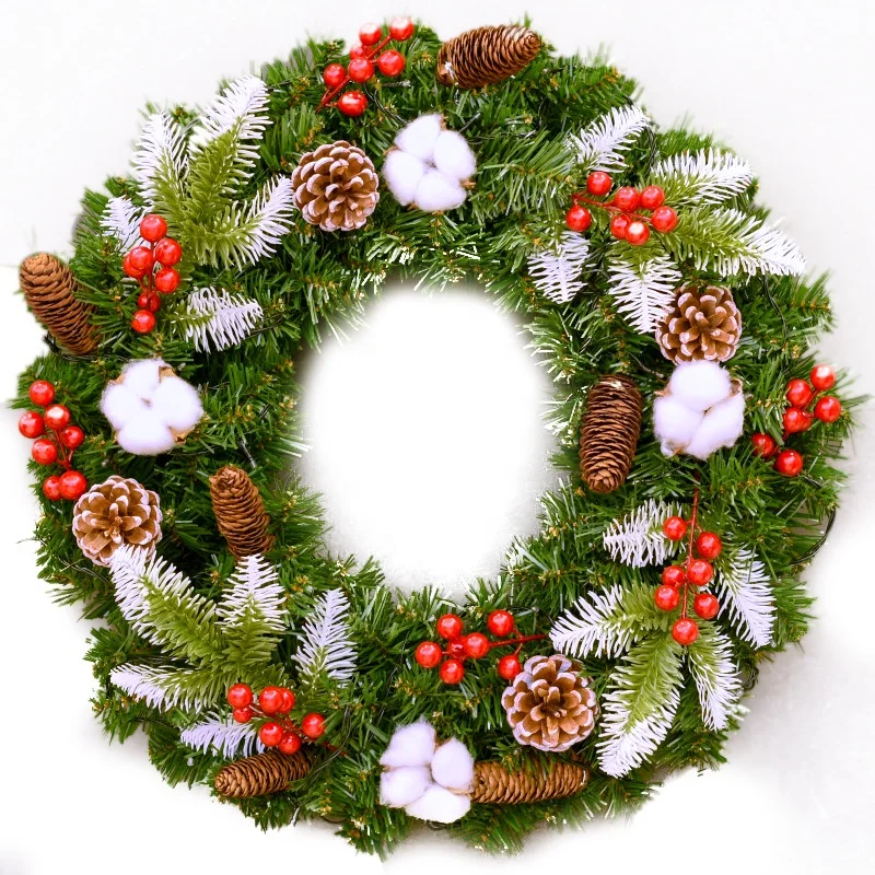 2024 Artificial Christmas Wreath for Holiday Decor – Perfect for 2024 Artificial Christmas Wreath for Holiday Decor – Perfect for