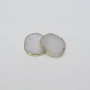 G5# Irregular White druzy