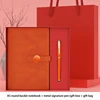 12-A5 notebook+pen orange