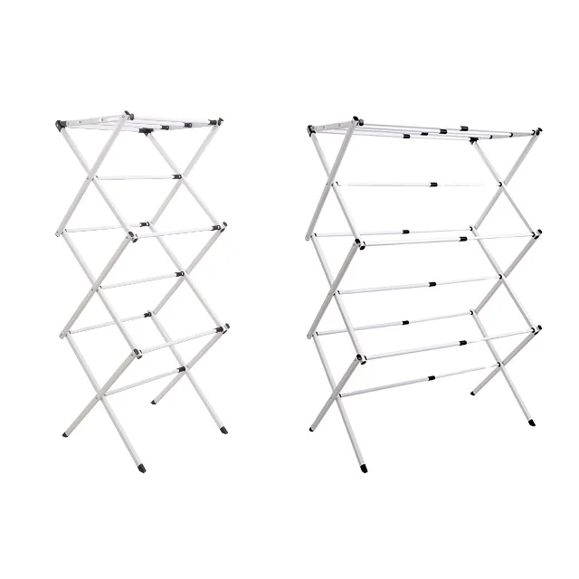 Stainless Steel Cloth Drying Rack Dryer Cloth Hanger Stand Folding 