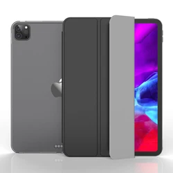 Чехол для планшета iPad Pro 11 дюймов, чехол из искусственной кожи, Магнитный умный Мягкий защитный чехол из ТПУ для задней панели ipad Pro11, чехол