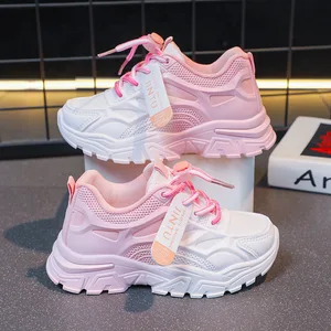 Fashion Soft Sole Sports Shoes Boys Girls Outdoor Non-slip Basketball Comfort Children Running Sneakers