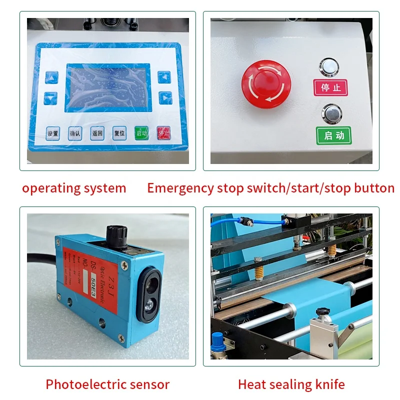 New Heat Sealing and Cold Cutting Automatic Pe Bag Making Machine Pvc Plastic Packaging Bag Cutting Machine Production Machine