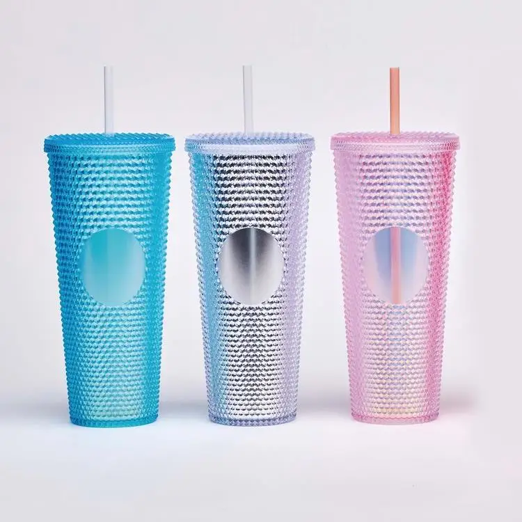 Custom Logo Reusable Travel Coffee Mug 24 oz Acrylic Tumbler With Straw  Double Wall| Alibaba.com