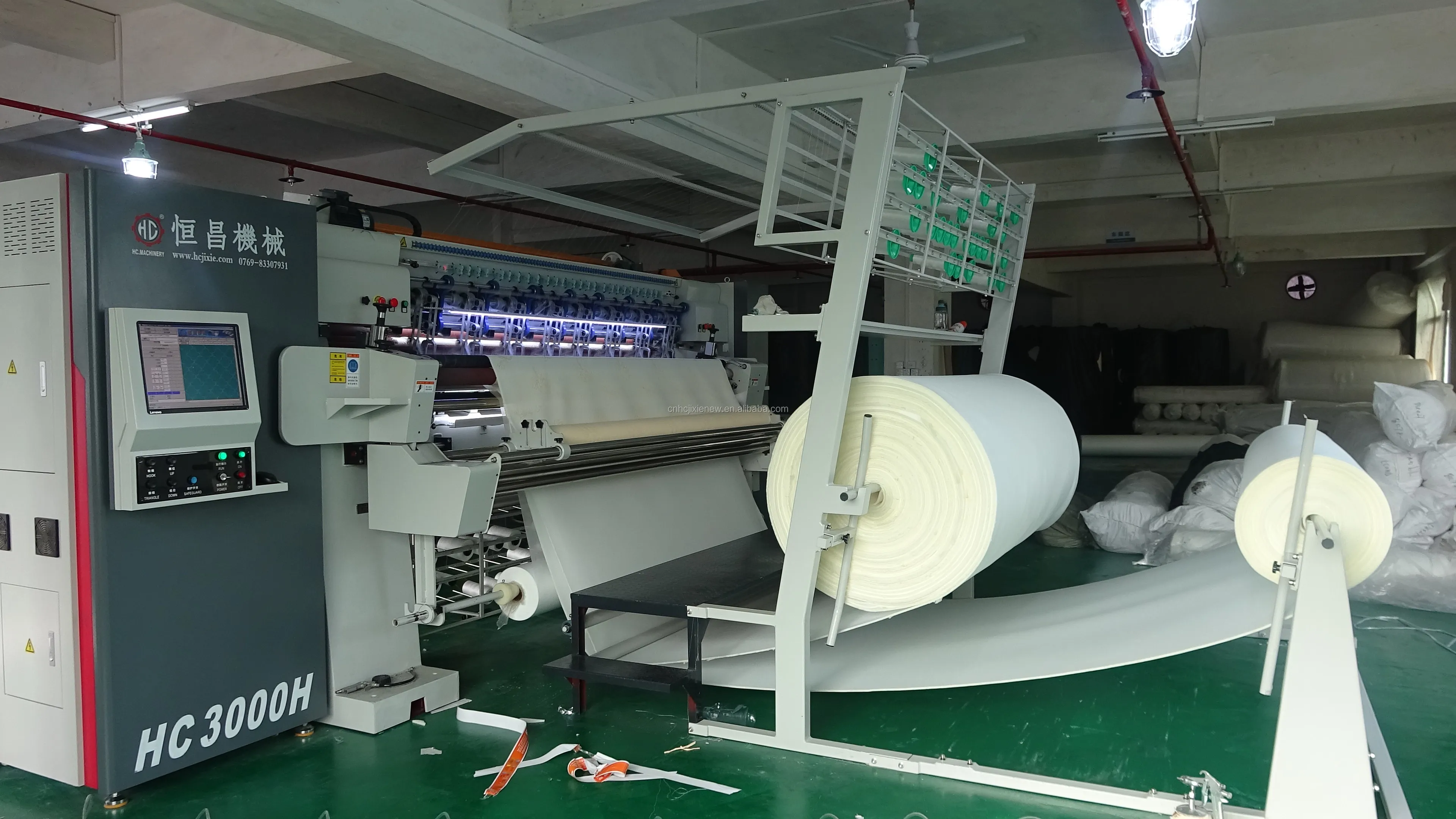 HC3000H High Speed Automatic Computer Multi-needle Quilting Machine