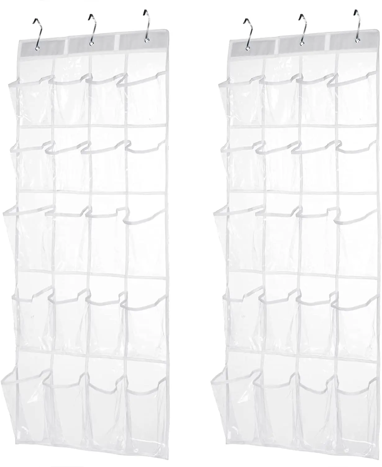 Hanging Bag Over The Door Shoe Organizers Hanging Bag Clear Shoe Rack