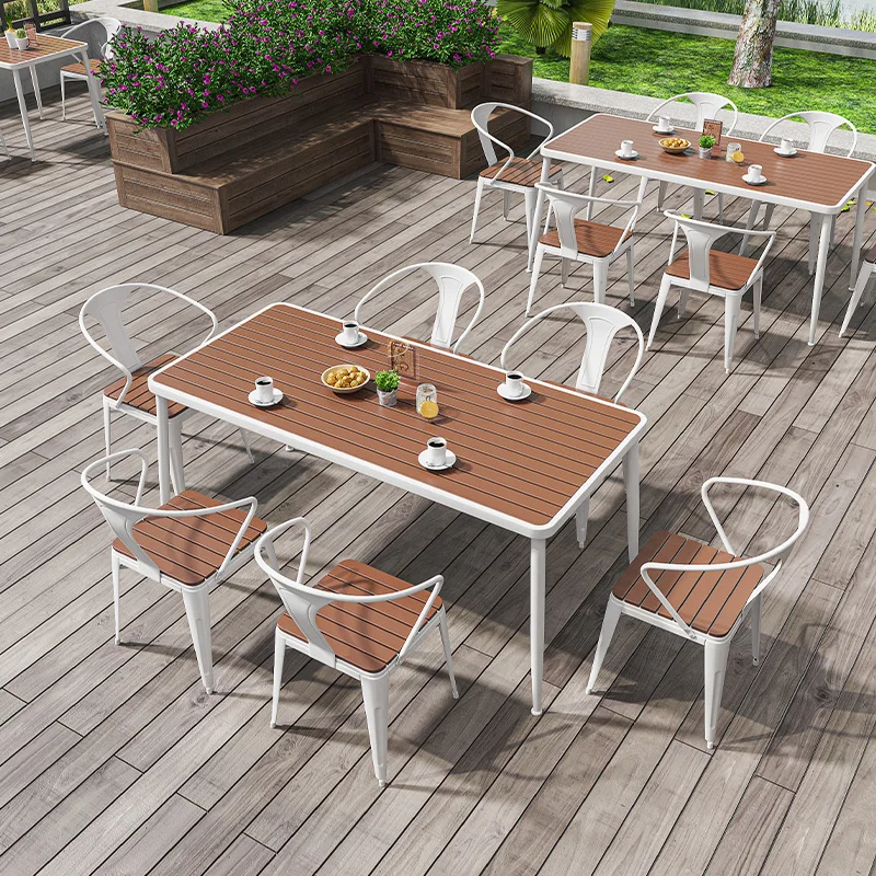 tables and chairs for outdoor party