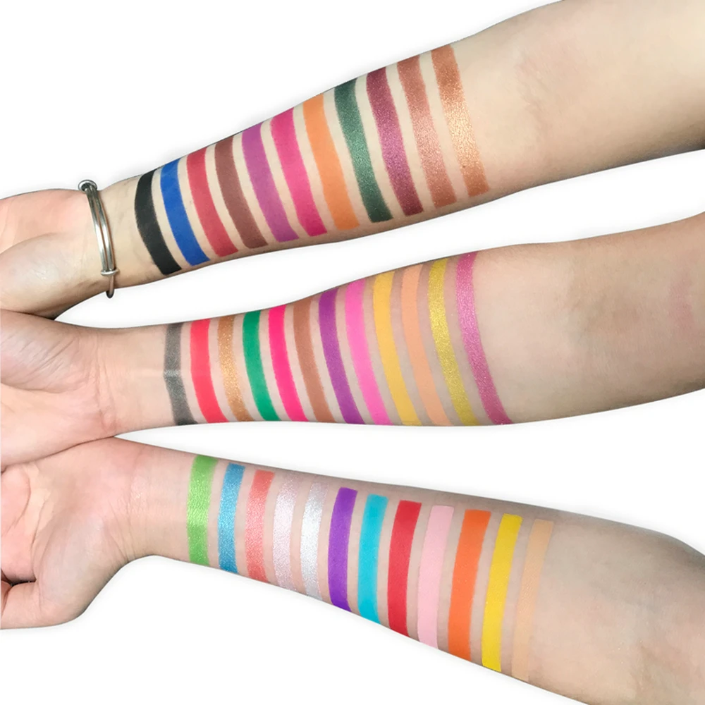 35 цветов перламутровая матовая палитра теней для век Индивидуальный Логотип палитра теней для век набор