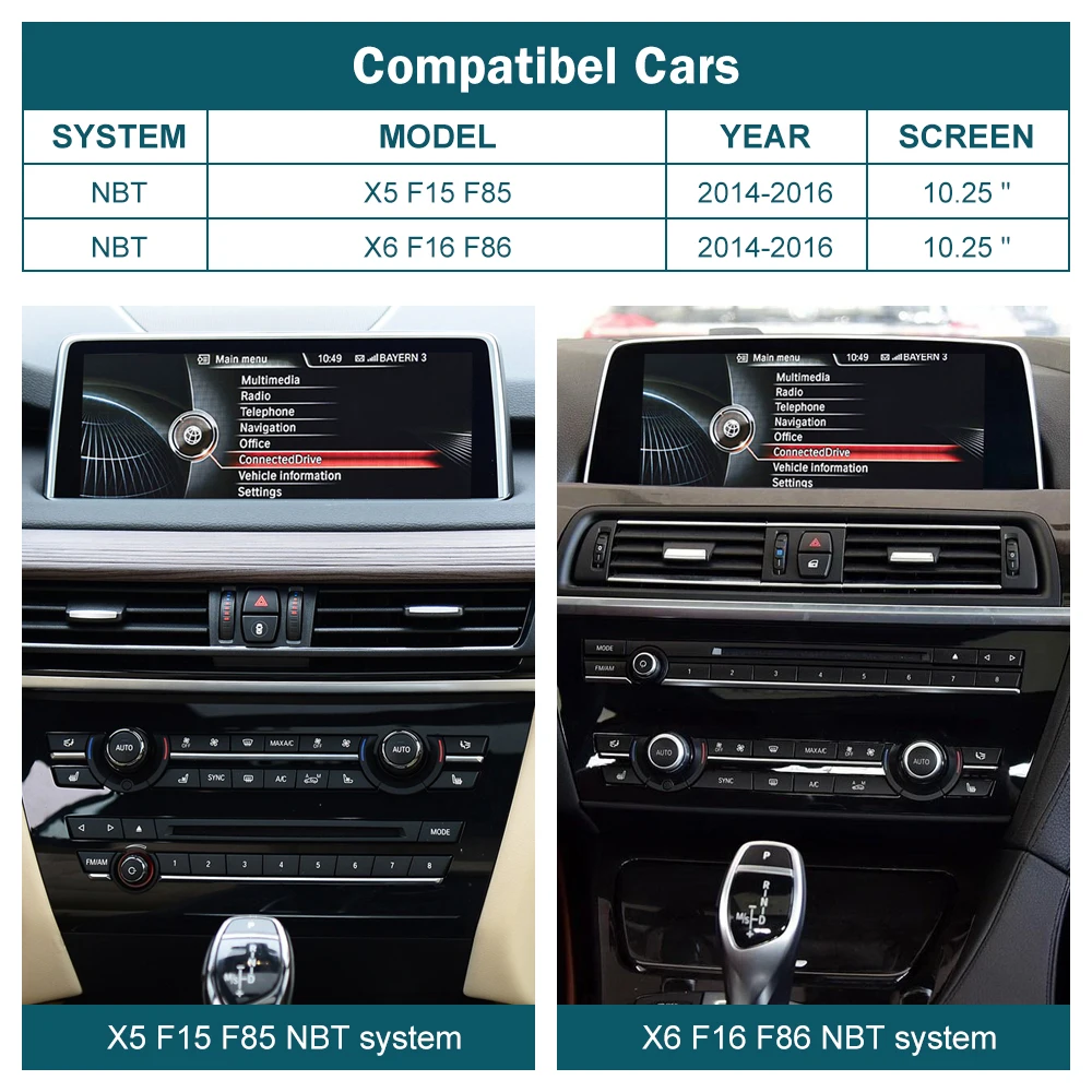 Road Top Wireless Carplay Android Auto Carplay Für BMW 3 4 5 6 7 Serie...