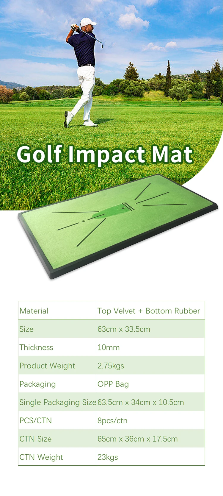Melors Golf Swing Mat Training Detection Batting Analysis And Correct