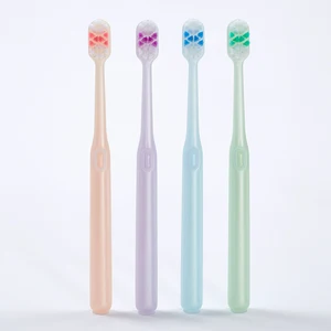Hot Selling Luxury Adult Toothbrush Better New Soft Spiral Biodegradable Disposable Nylon Plastic Home Use