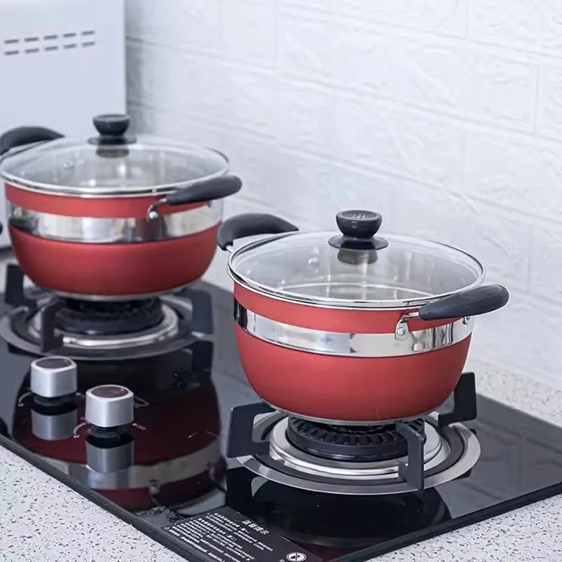 Hot Sale 12Pcs Stainless Steel Pots and Pans Luxury Cooking Nonstick Frying Pan Induction Saucepan Stock Pot Set
