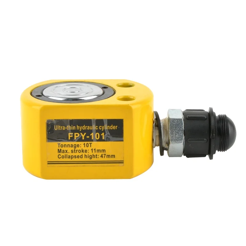 Ultra-thin Plunger Hydraulic Cylinder FPY-101 Split-unit Jack 10 Ton Hydraulic Cylinder