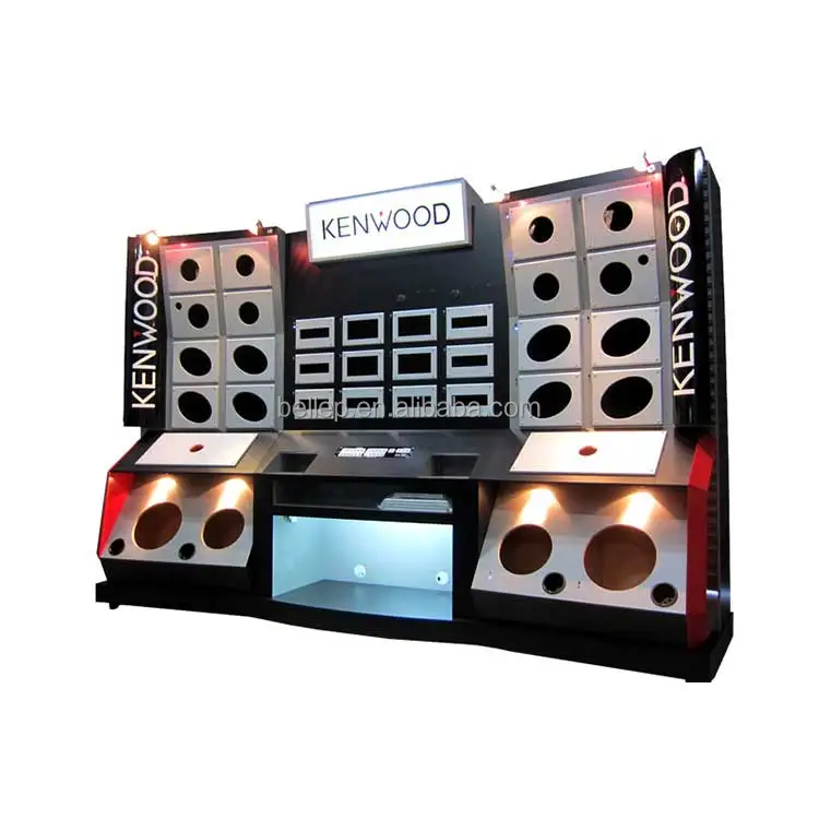 Shop Our Countertop Wooden Car Audio Demo Board Display Stand for Showroom