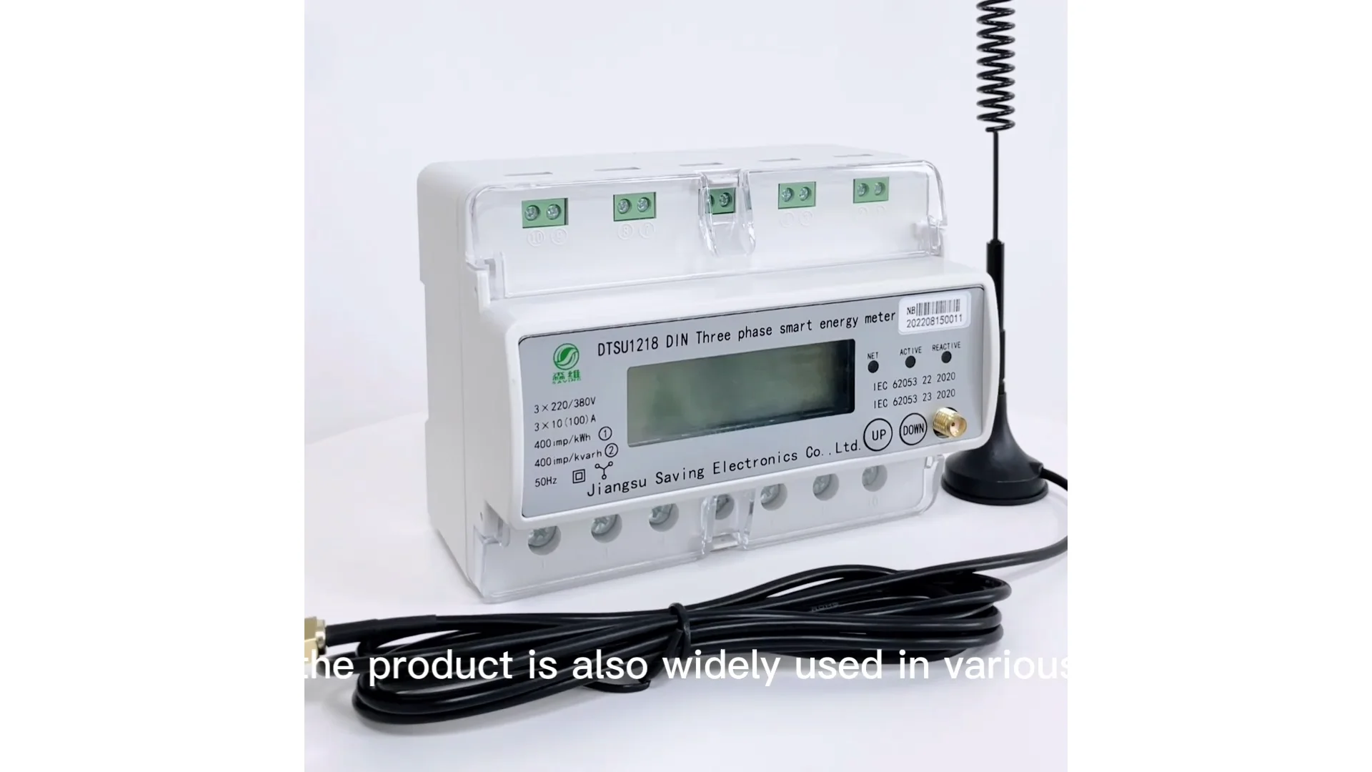 3 Phase Din Rail Energy Meter Wifi Energy Meter With Wireless