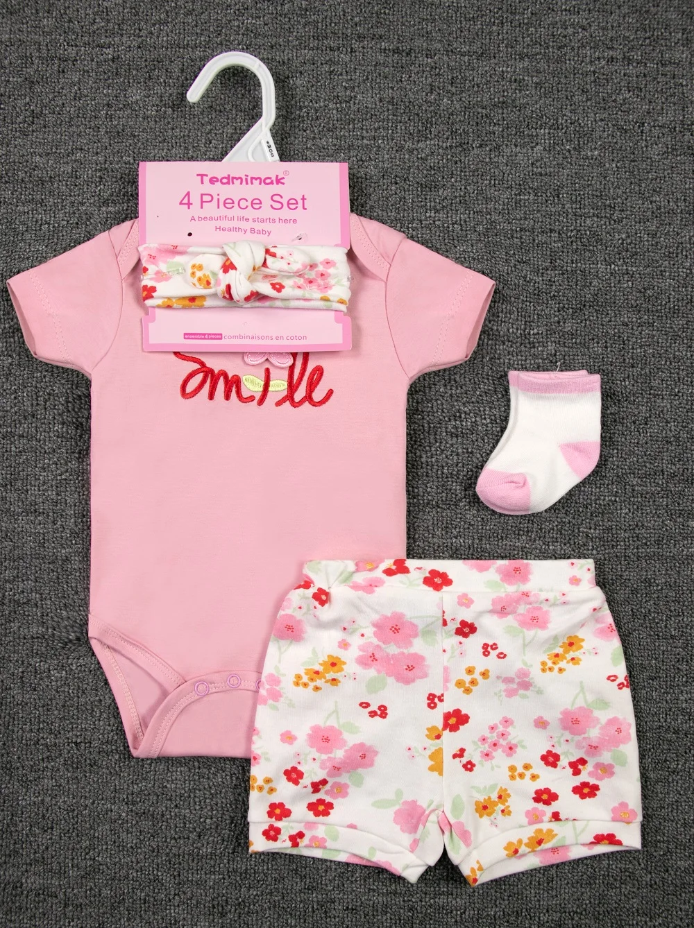 4pcs Baby Romper