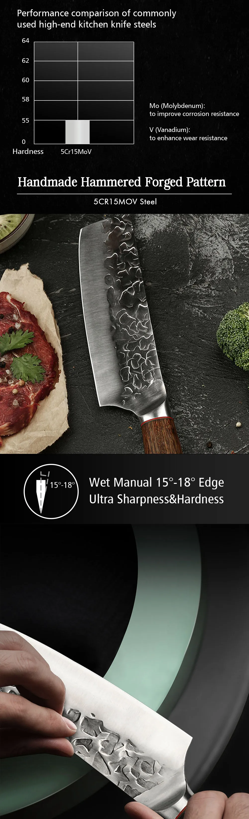 Japanese Nakiri Bucher Knife Beef Meat Cutting Knife Knife Buy