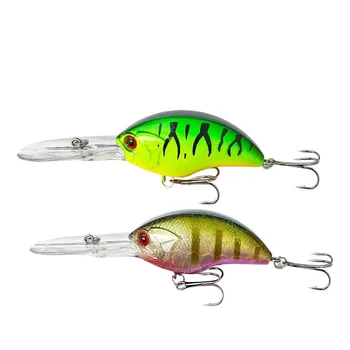 Cheery 11.4G 55mm Hard Bait Crank Bait Top Water Artificial Salt Water Bass Made From Silicone Minnow Lure – Soft Lure – view 5