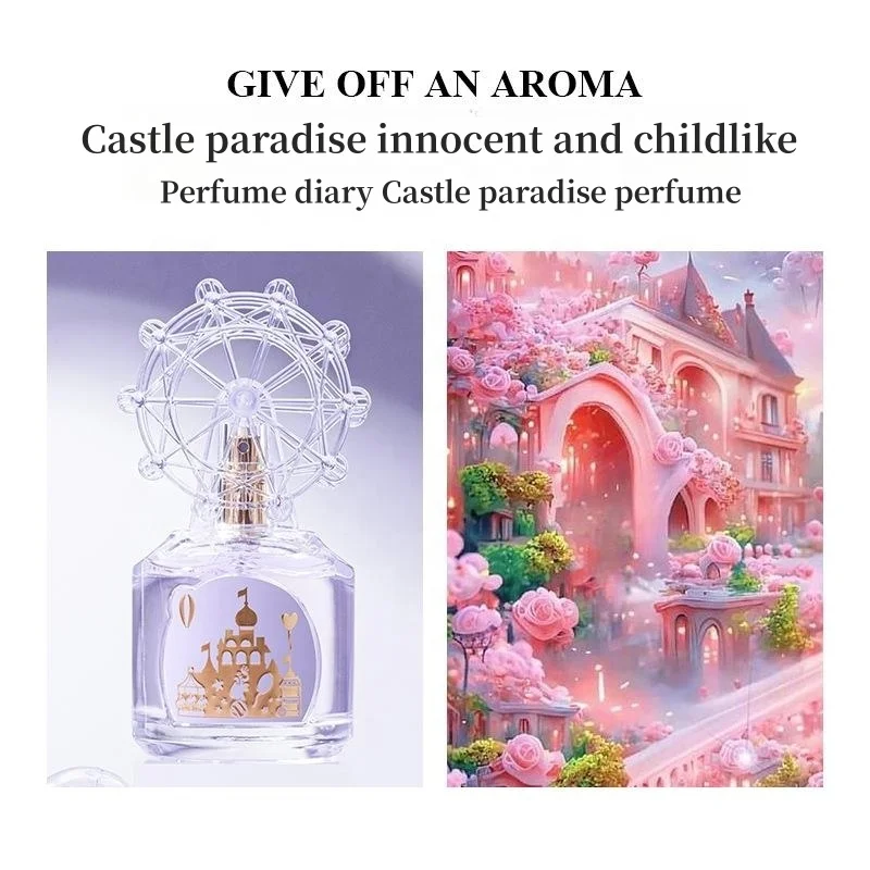 New Perfect Designer Perfumes Castle Paradise Gift Box Perfume Original Design Women Perfume