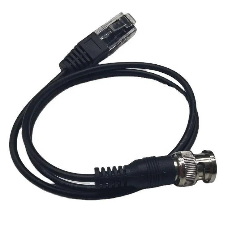 BNC Connector to Male RJ45 Camera Network Cable