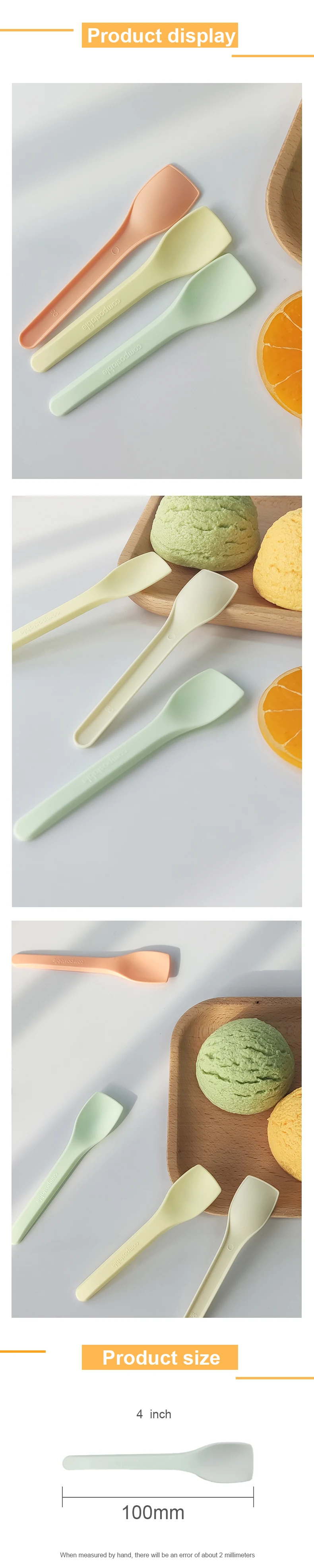 Wholesale 100biodegradable Compostable Eco Friendly Healthy Pla Ice