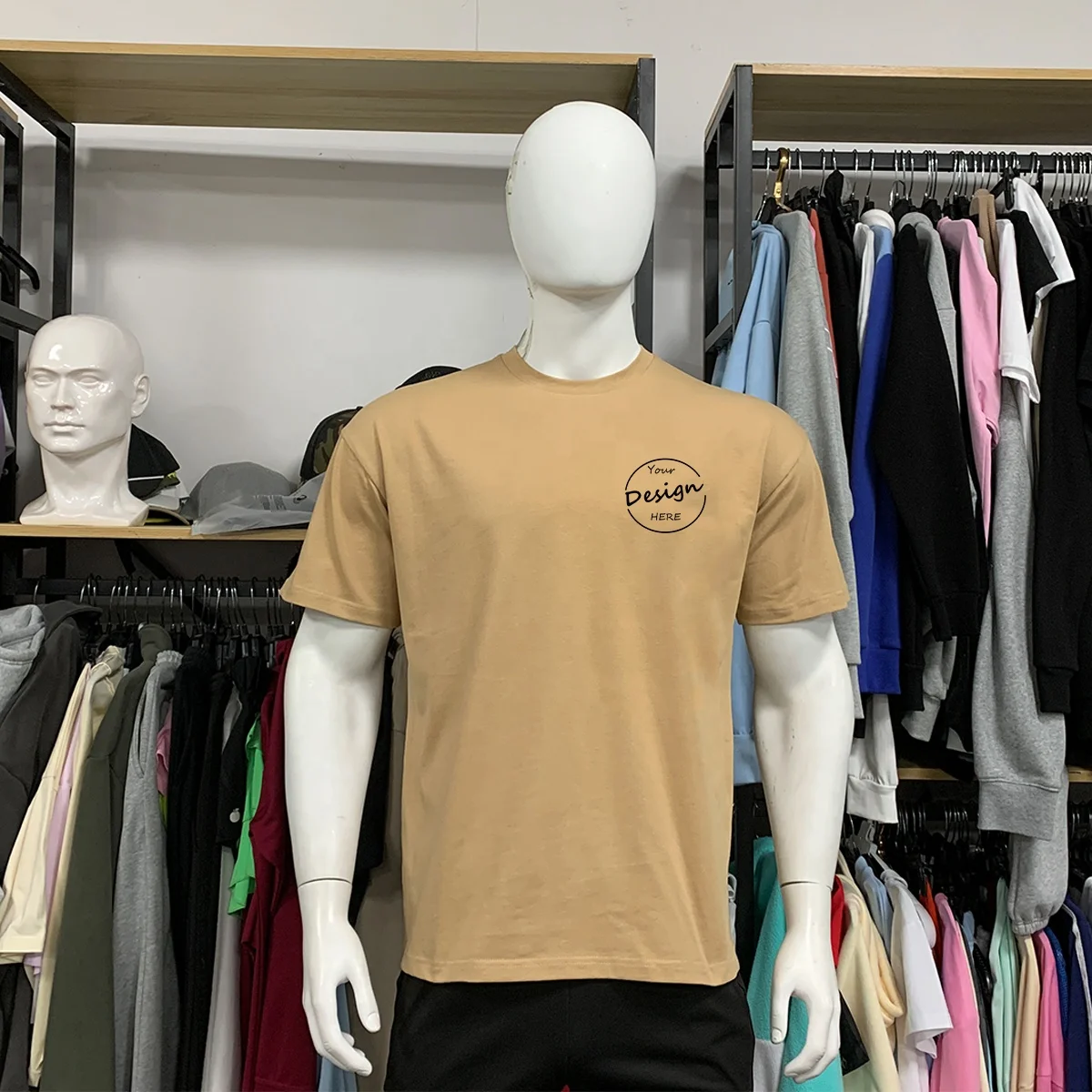 Gym Exercise Wear Men T Shirt Sports Shirt Workout Short Sleeve Printing Casual Print Pattern Knitted Muscle Support