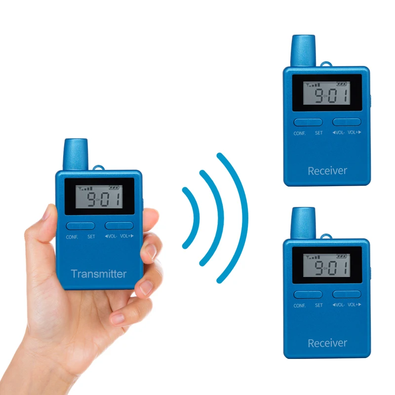 RICH AGE RC2401 1Transmitter 39 Receivers 40slot Charging Suitcase Wireless Tour Guide System Set